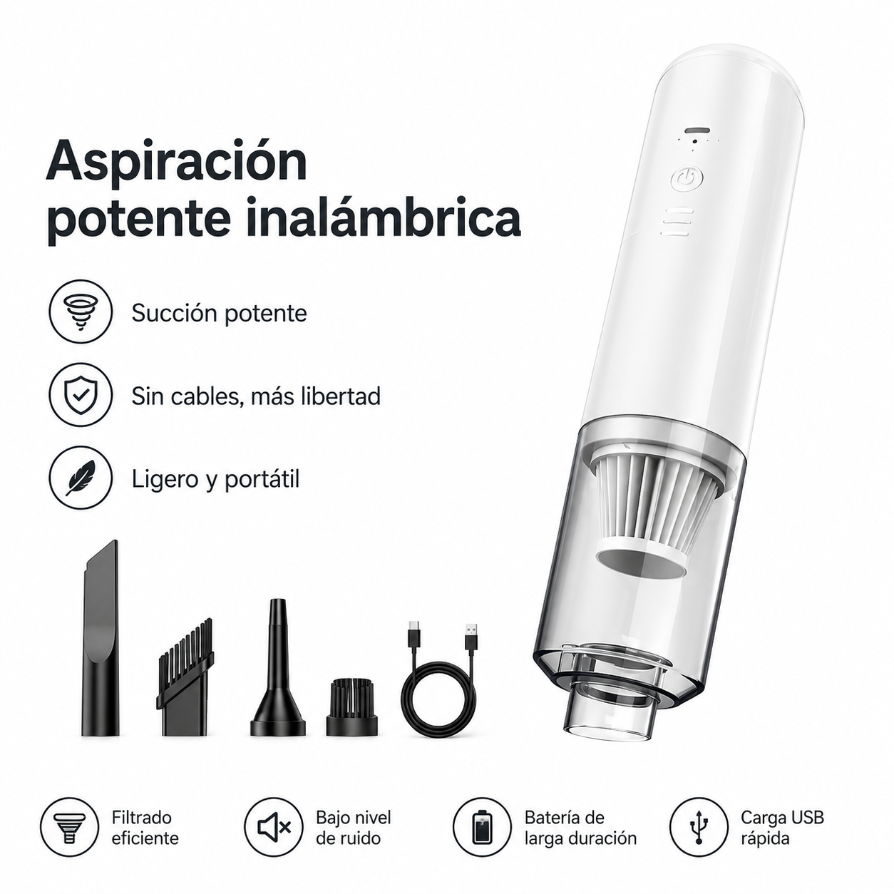 Aspirador 4 en 1